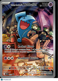 Team Rocket's Wobbuffet Scarlet & Violet Holo Black Star Promo FA #SVP EN 203
