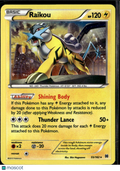 Raikou 2015 BREAKthrough Holo Rare #55/162
