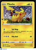Pikachu 2020 Sword & Shield Holo Black Star Promo #SWSH039