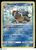 Blastoise 2019 Team Up Reverse Holo Rare #25/181