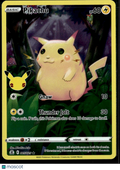 Pikachu 2021 Celebrations Holo Rare #5/25