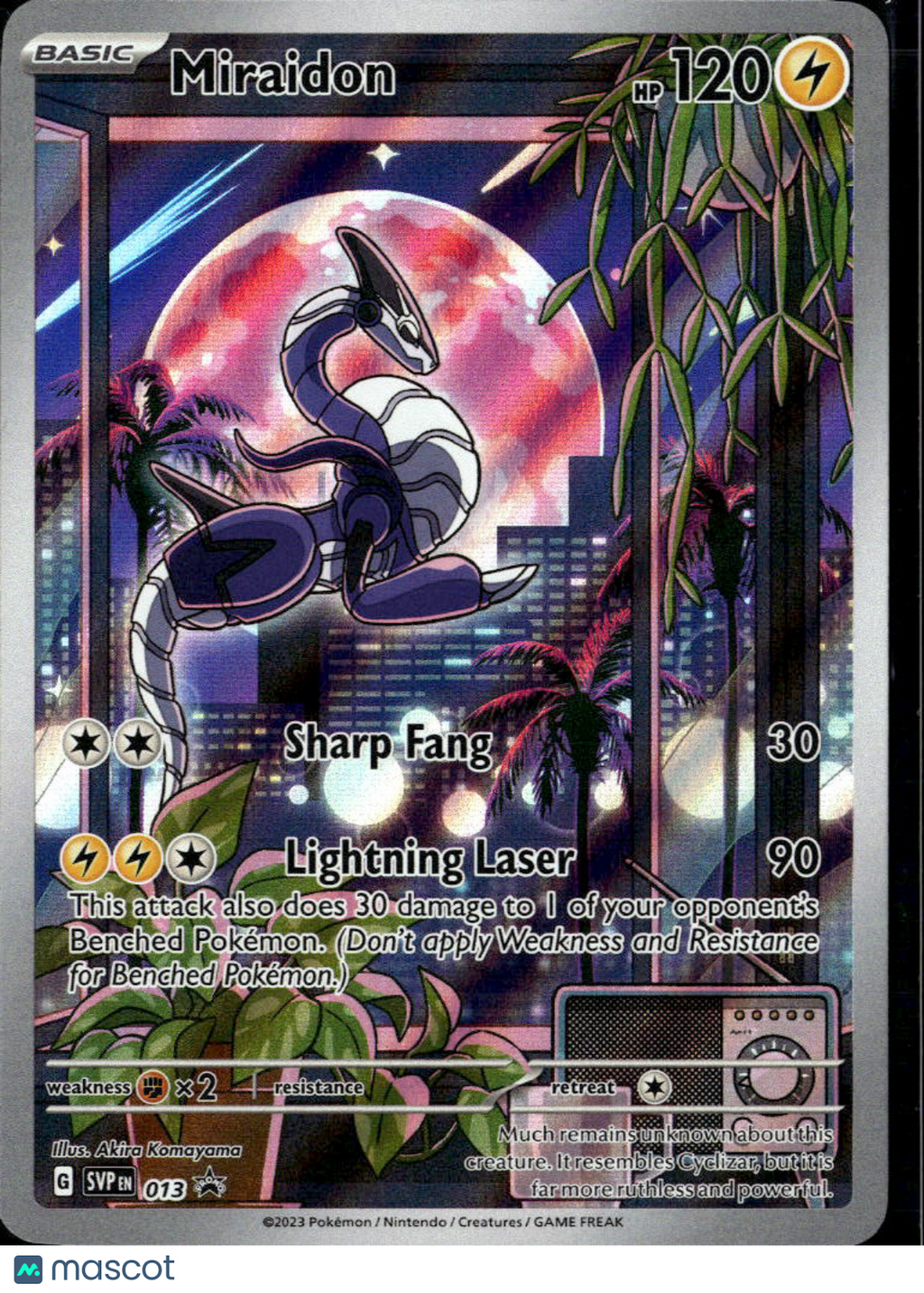 Miraidon Scarlet & Violet Holo Black Star Promo #SVP EN 013
