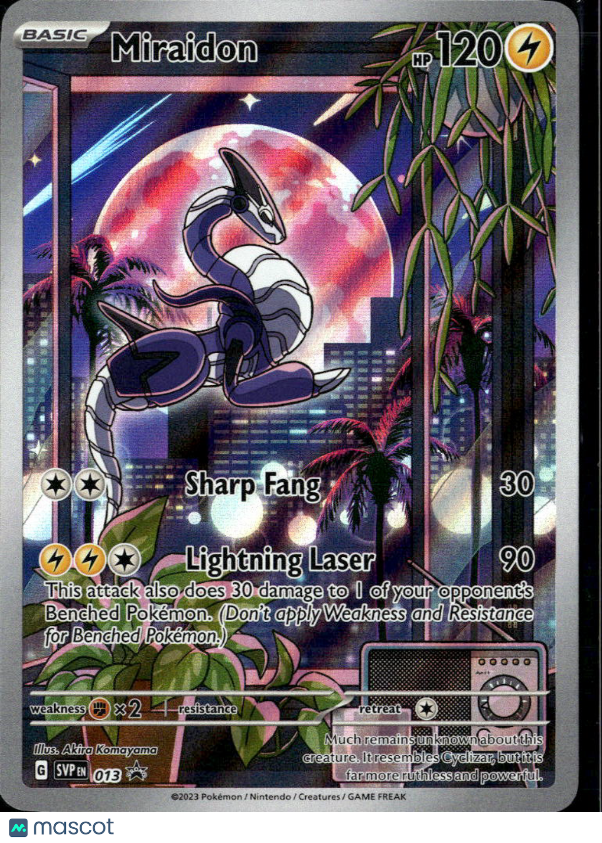 Miraidon Scarlet & Violet Holo Black Star Promo #SVP EN 013