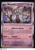 Mewtwo 2023 Scarlet & Violet 151 Holo Rare #150/165