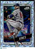 Darius Vines 2024 Topps Chrome Cosmic RC Nucleus Refractor Atlanta Braves