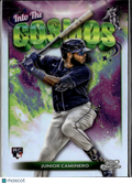 Junior Caminero 2024 Topps Chrome Cosmic Into the Cosmos RC Tampa Bay Rays