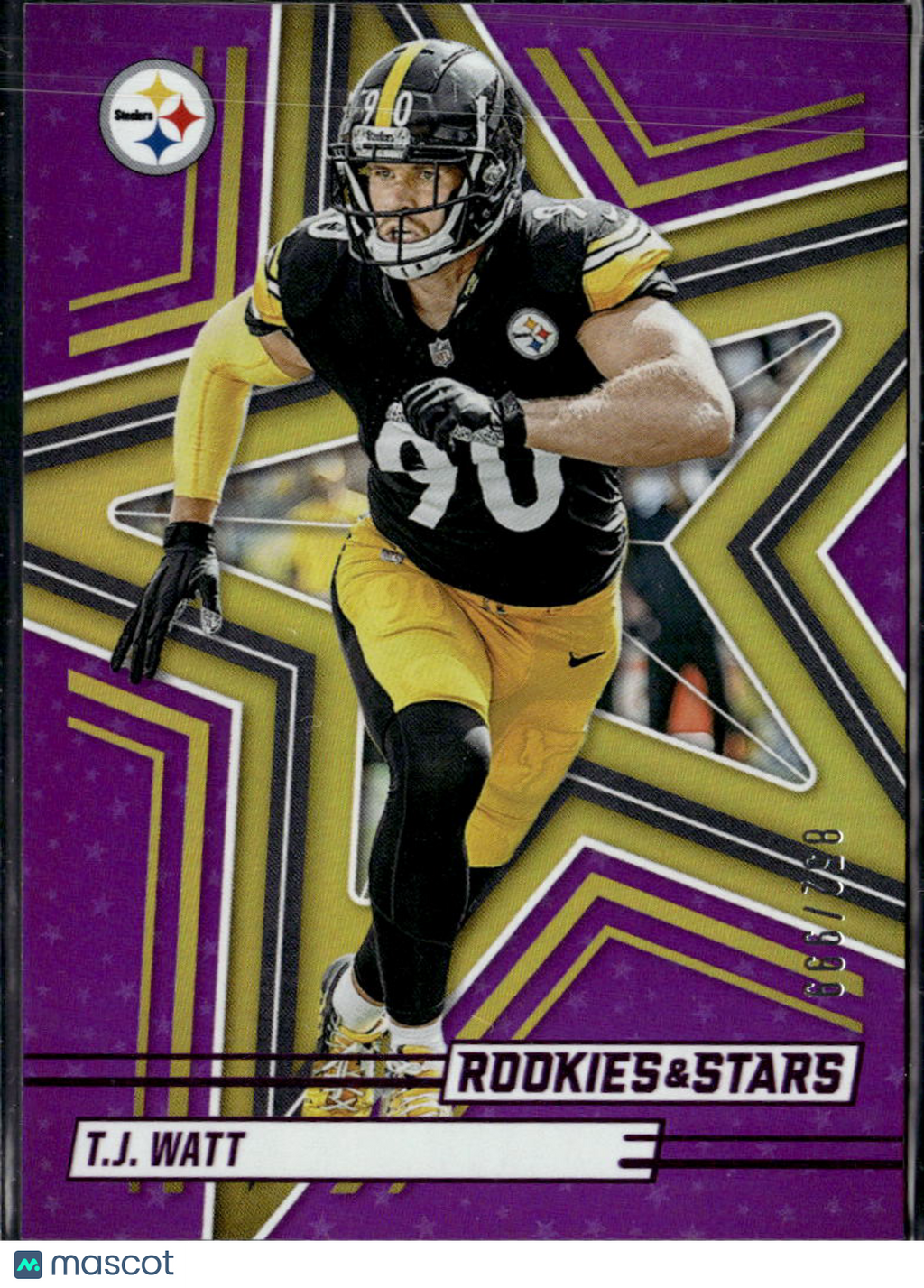 T.J. Watt 2025 Rookies & Stars Purple /999 Pittsburgh Steelers