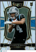 Tetairoa McMillan 2025 Select RC Silver Prizm Carolina Panthers