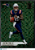 Joe Milton III 2024 Elite Green Disco Rookie RC New England Patriots