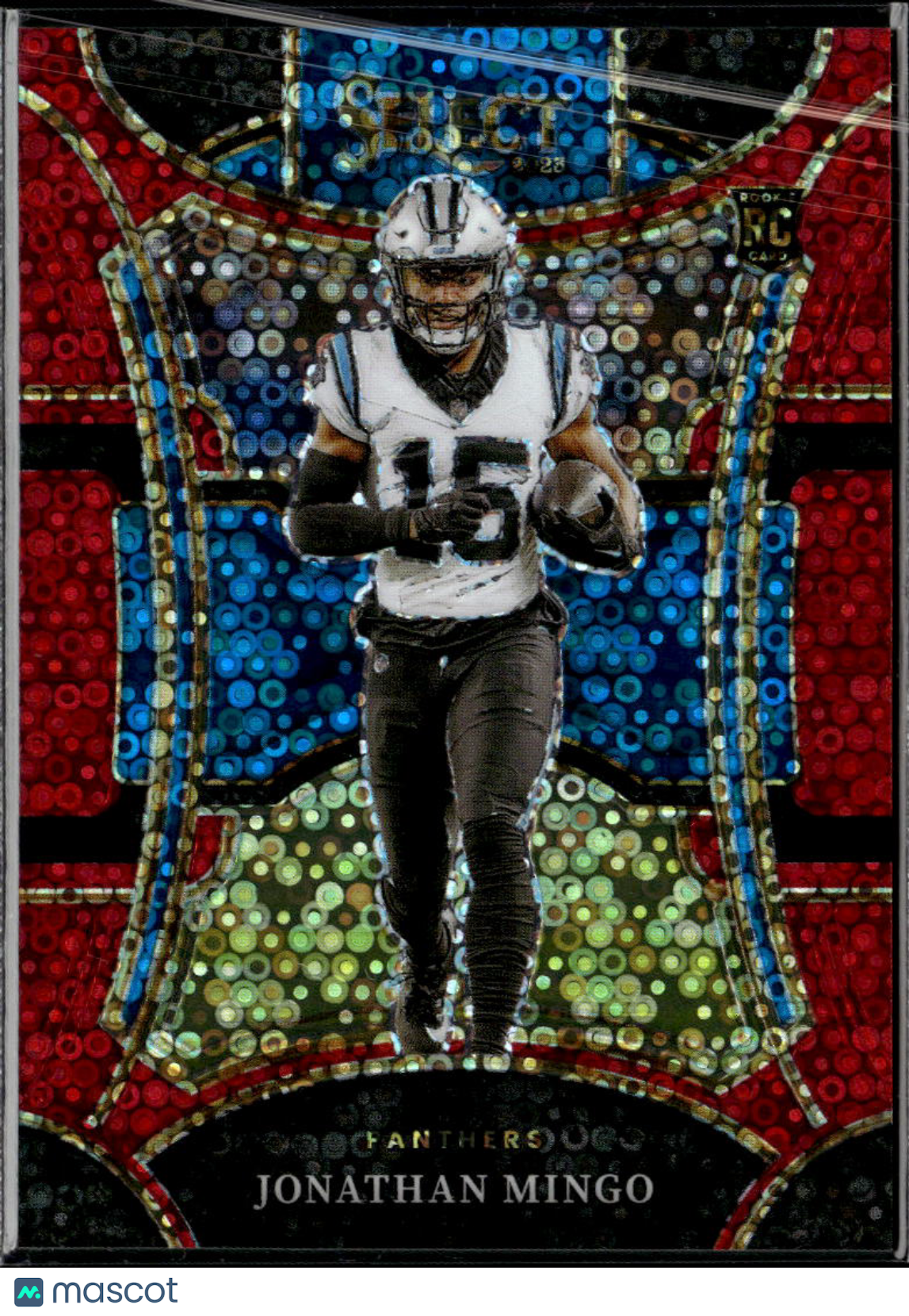 Jonathan Mingo 2024 Select RC Suite Level Red Disco 21/49 Carolina Panthers