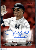 Juan Soto 2024 Topps Stadium Club Auto Autograph Red 19/50 New York Yankees