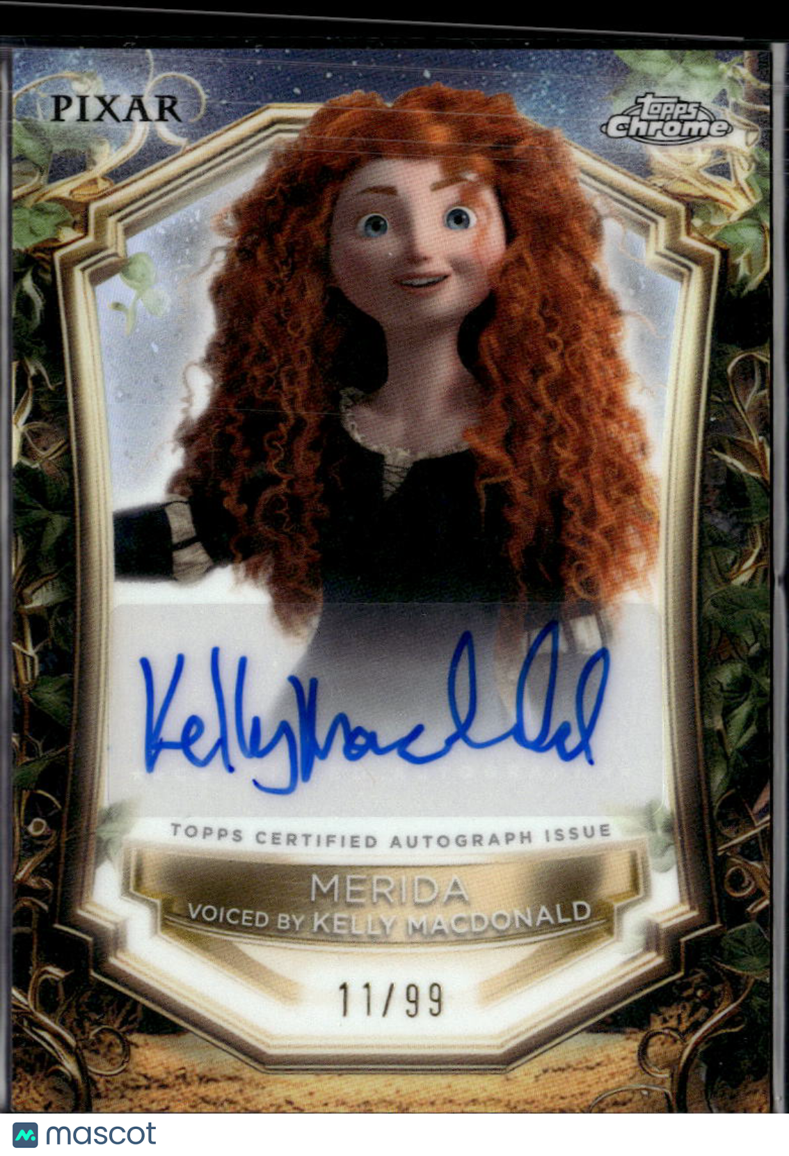 Kelly Macdonald as Merida 2025 Topps Disney Wonder Auto Autograph 11/99