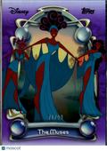 The Muses 2025 Topps Wonder Disney Purple 71/99 #61