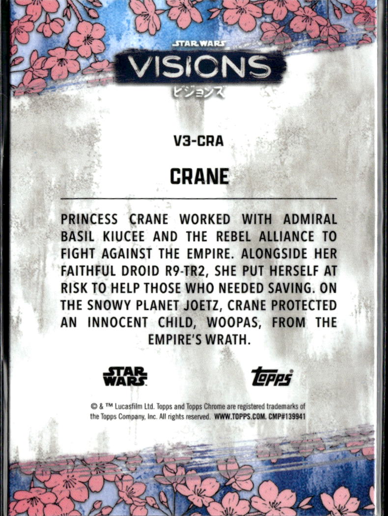 Crane 2026 Topps Chrome Star Wars Visions #V3-CRA