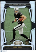 Jack Bech 2025 Certified Rookie RC /399 Las Vegas Raiders