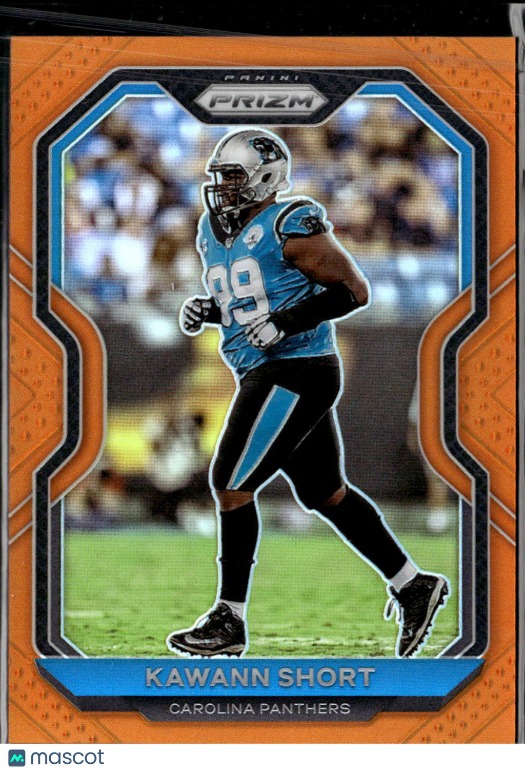 Kawann Short 2020 Prizm Orange /249 Carolina Panthers