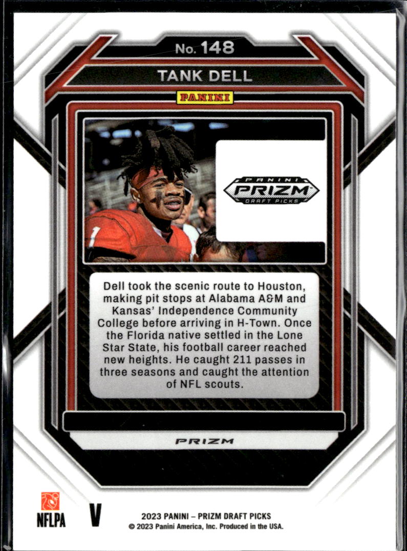Tank Dell 2023 Panini Prizm Draft Picks Image Variation RC Houston Cougars