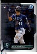 Julio Rodriguez 2022 Bowman Chrome Rookie RC Seattle Mariners