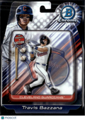 Travis Bazzana 2024 Bowman Chrome In Action RC Cleveland Guardians