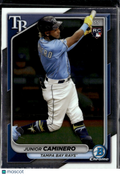 Junior Caminero 2024 Bowman Chrome Rookie RC Tampa Bay Rays