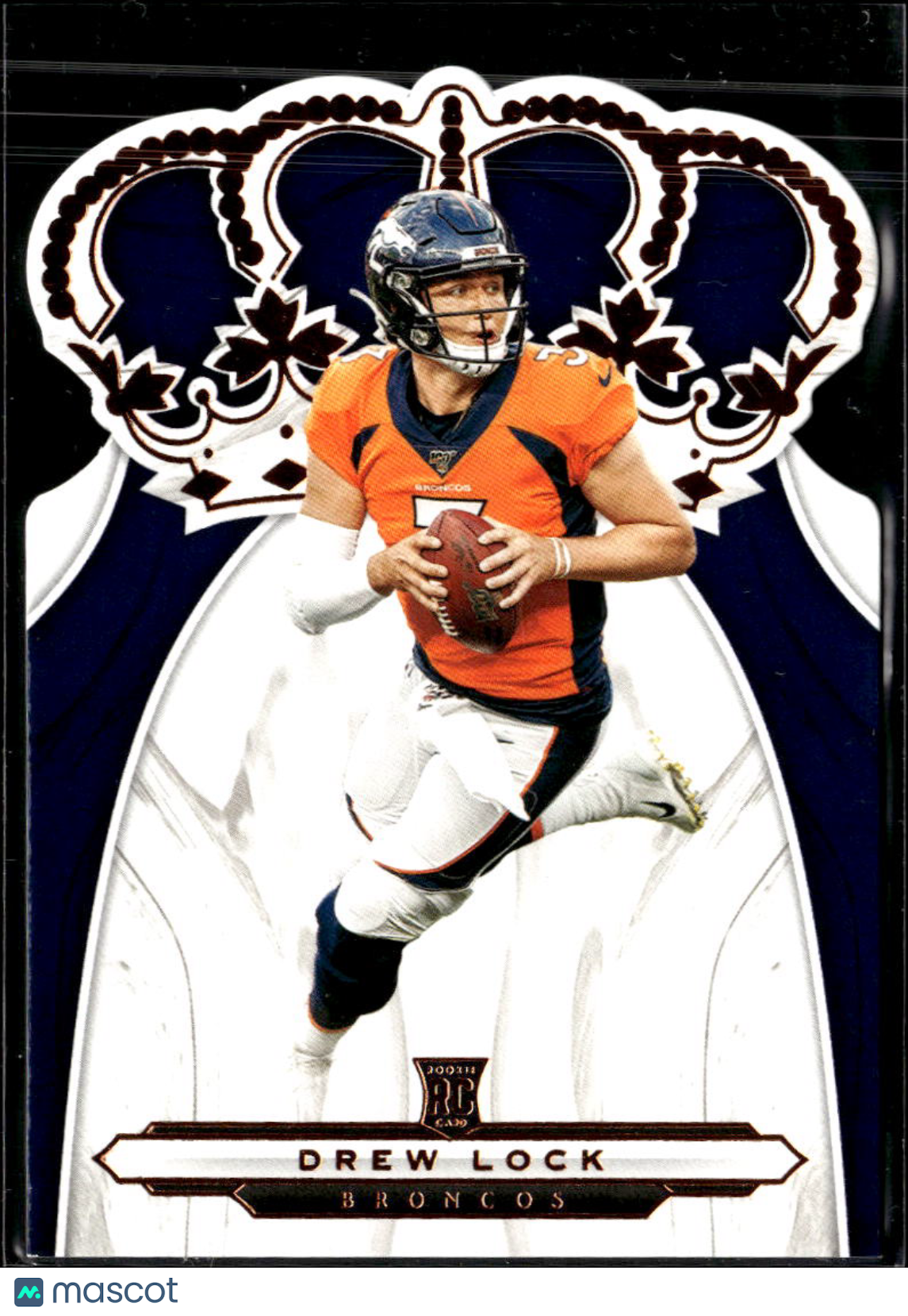 Drew Lock 2019 Chronicles Crown Royale Rookie RC Denver Broncos