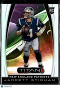 Jarrett Stidham 2019 Chronicles Titan RC New England Patriots