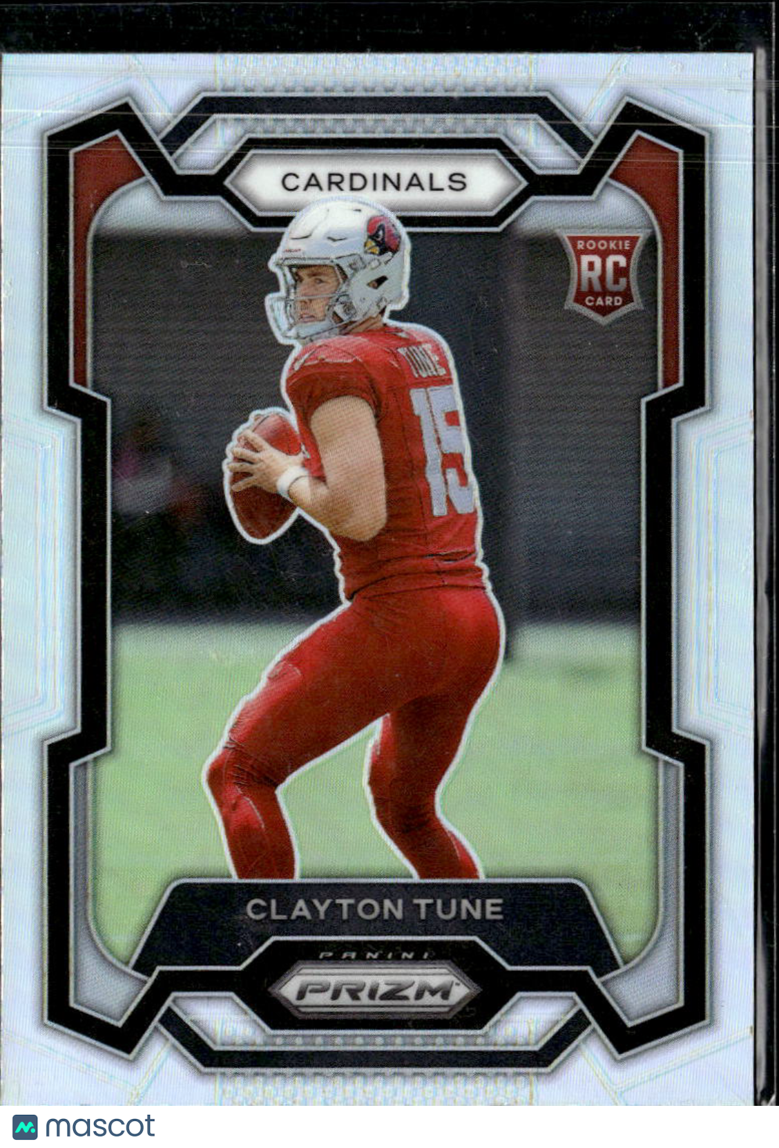 Clayton Tune 2023 Panini Prizm Silver Prizm Rookie RC Arizona Cardinals