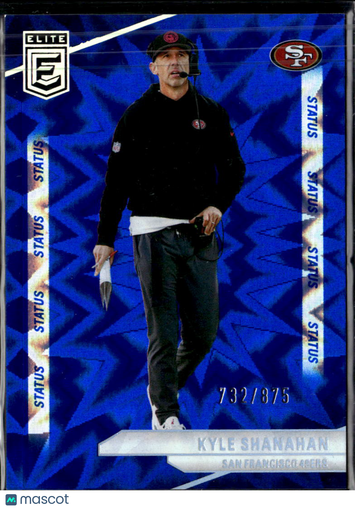 Kyle Shanahan 2024 Elite Blue Status /875 San Francisco 49ers