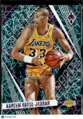 Kareem Abdul-Jabbar 2023-24 Phoenix Teal Velocity Prizm Los Angeles Lakers