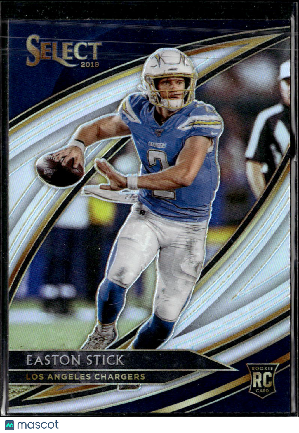 Easton Stick 2019 Select Field Level Silver Prizm Rookie RC Los Angeles Chargers
