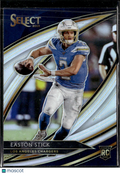Easton Stick 2019 Select Field Level Silver Prizm Rookie RC Los Angeles Chargers