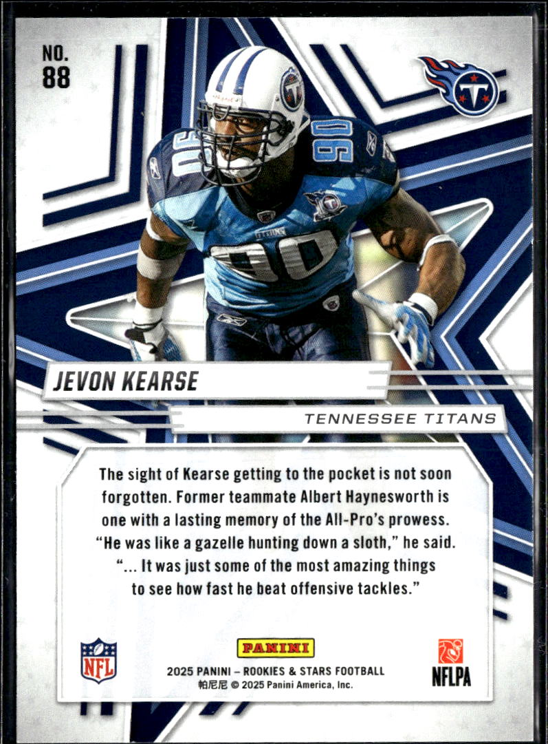 Jevon Kearse 2025 Rookies & Stars Purple /999 Tennessee Titans