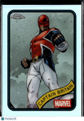 Captain Britain 2025 Topps Chrome Marvel Refractor #151