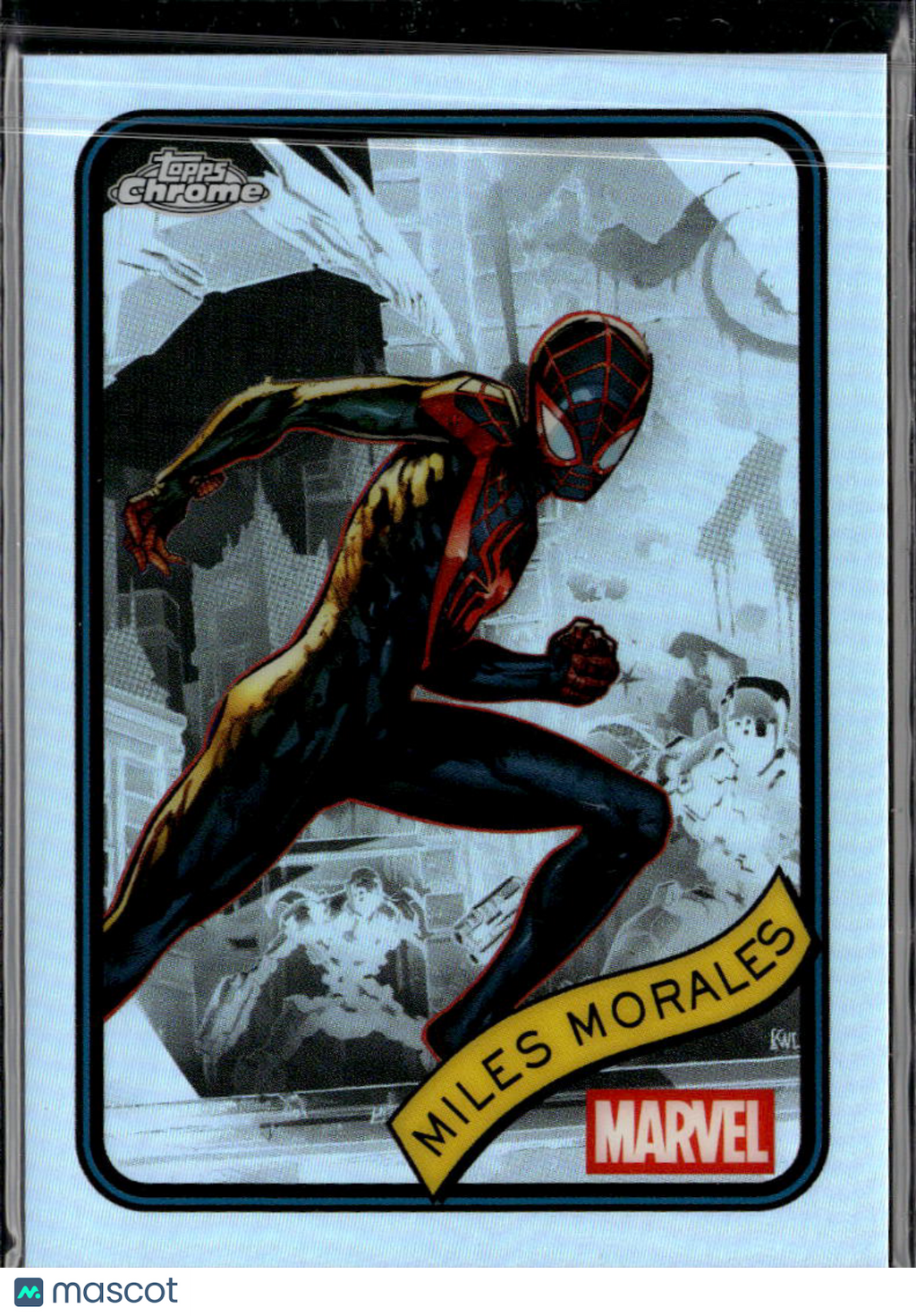 Miles Morales 2025 Topps Chrome Marvel Refractor  #176
