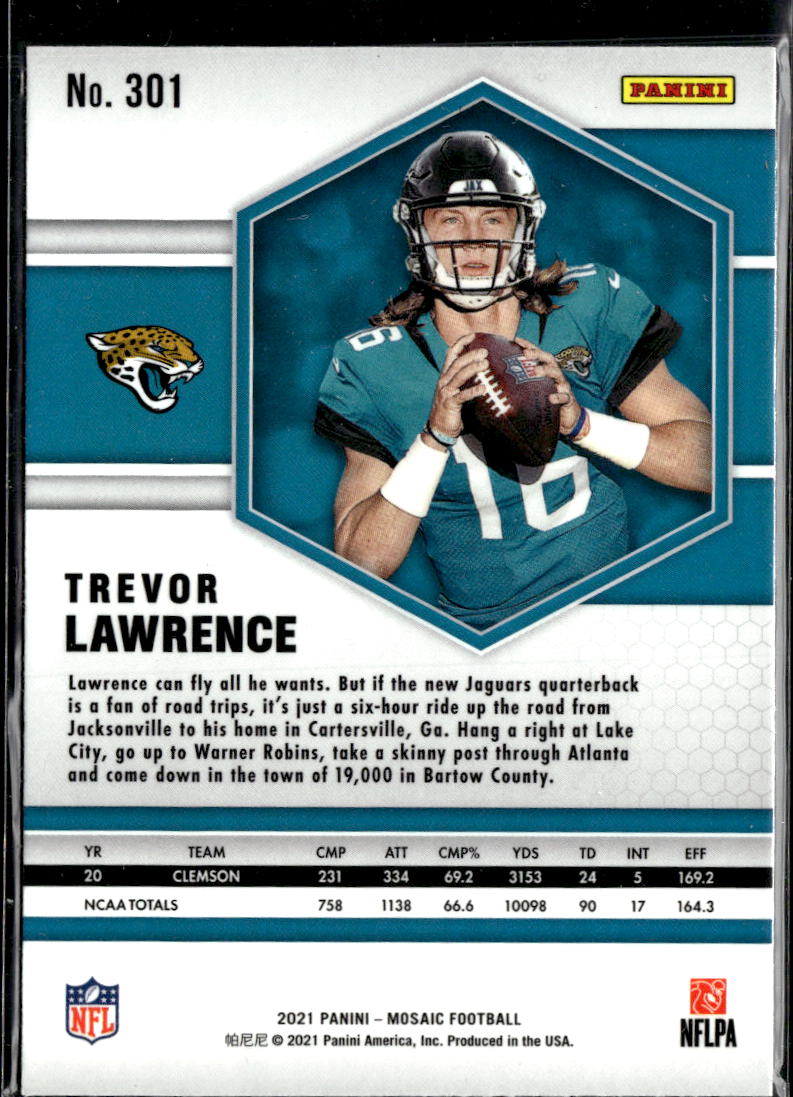 Trevor Lawrence 2021 Mosaic Rookie RC Jacksonville Jaguars