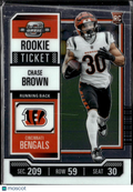 Chase Brown 2023 Contenders Optic Rookie RC Cincinnati Bengals