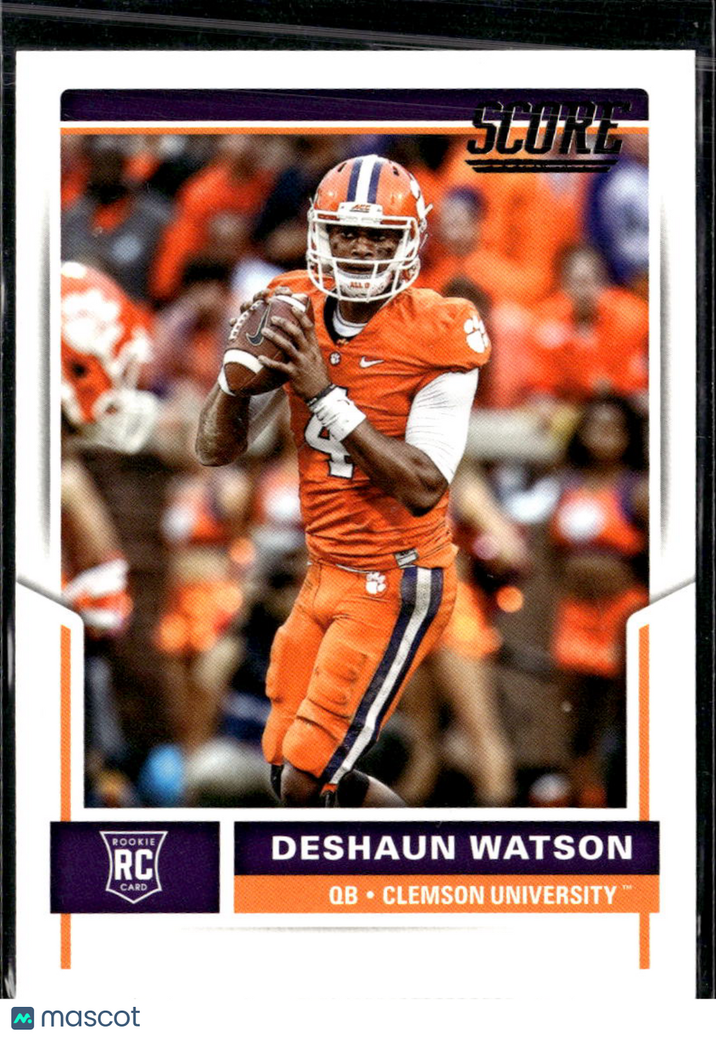 Deshaun Watson 2017 Score Rookie RC Clemson Tigers