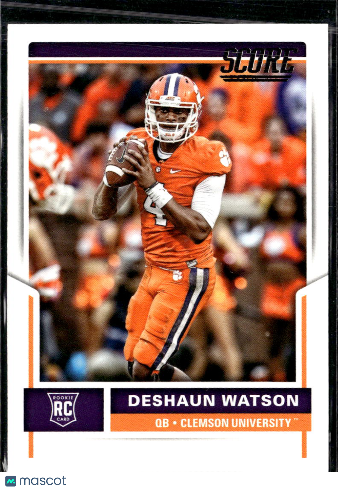 Deshaun Watson 2017 Score Rookie RC Clemson Tigers
