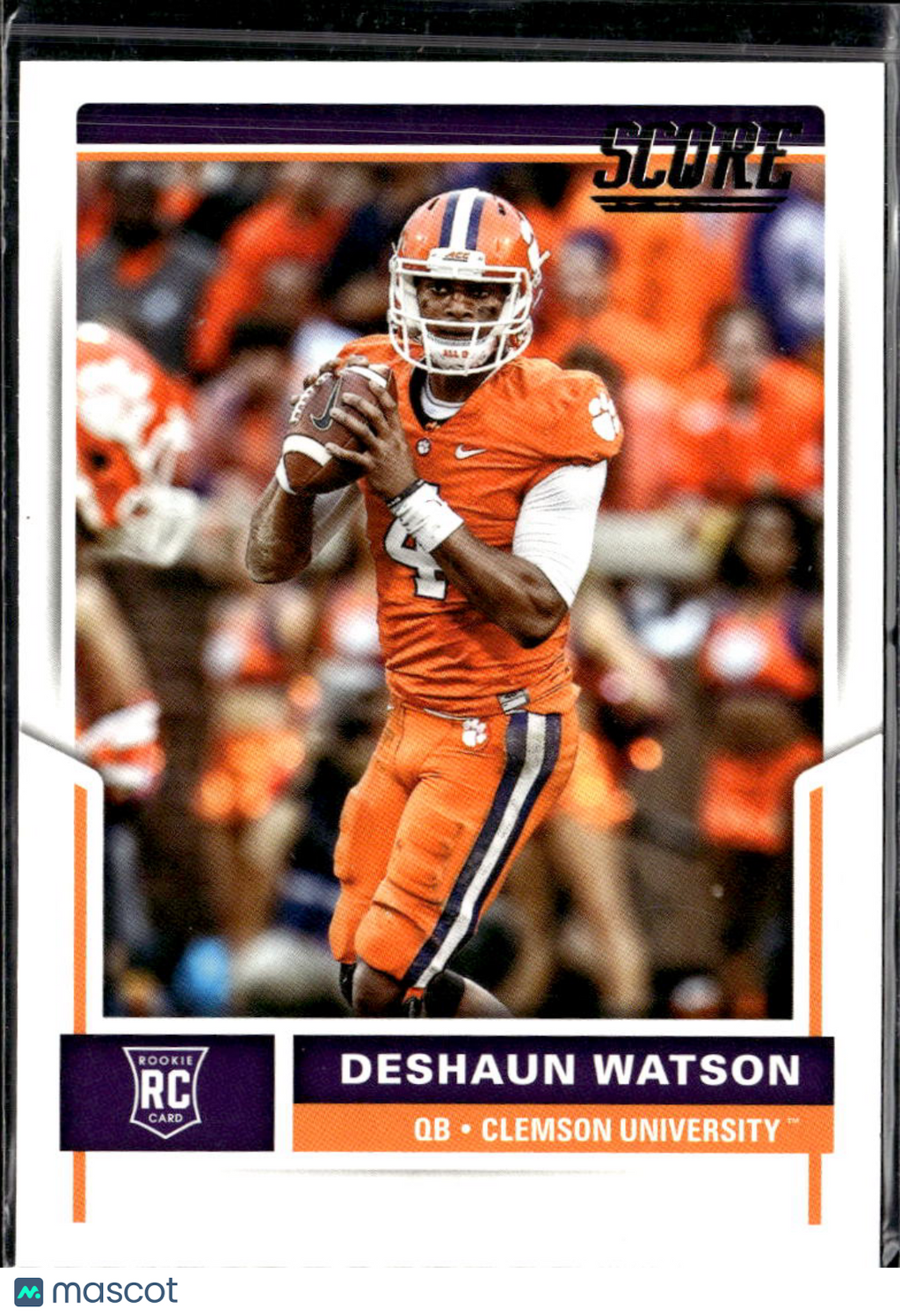 Deshaun Watson 2017 Score Rookie RC Clemson Tigers