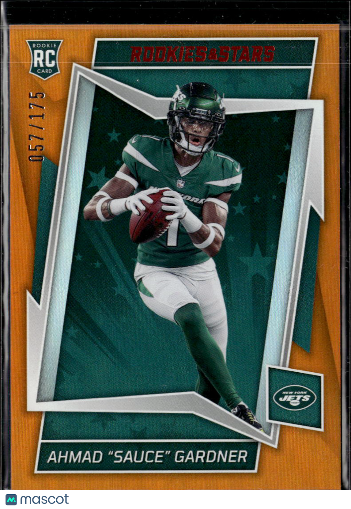 Ahmad "Sauce" Gardner 2022 Rookies & Stars Orange RC /175 New York Jets