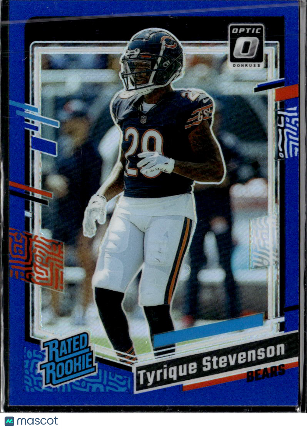 Tyrique Stevenson 2023 Optic Rated Rookie Blue /199 Chicago Bears
