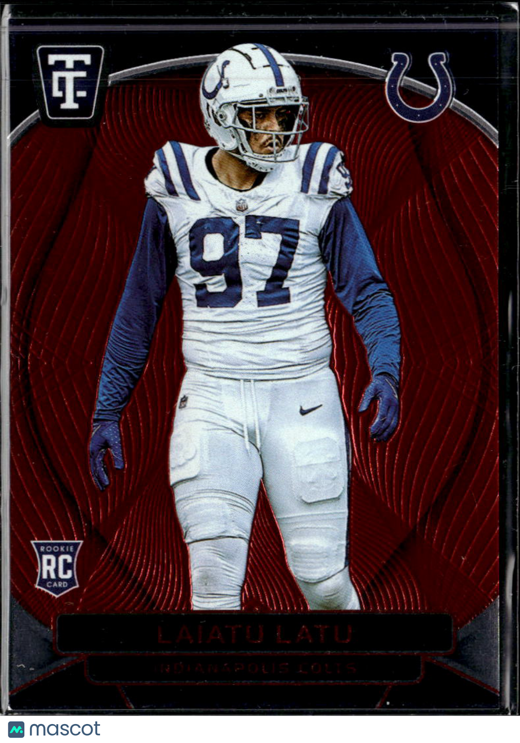 Laiatu Latu 2025 Totally Certified RC Red /249 Indianapolis Colts