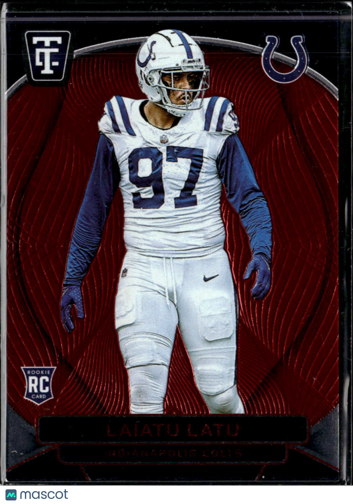 Laiatu Latu 2025 Totally Certified RC Red /249 Indianapolis Colts