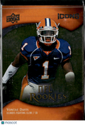 Vontae Davis 2009 Upper Deck Icons Rookie RC /99 Illinois Fighting Illini