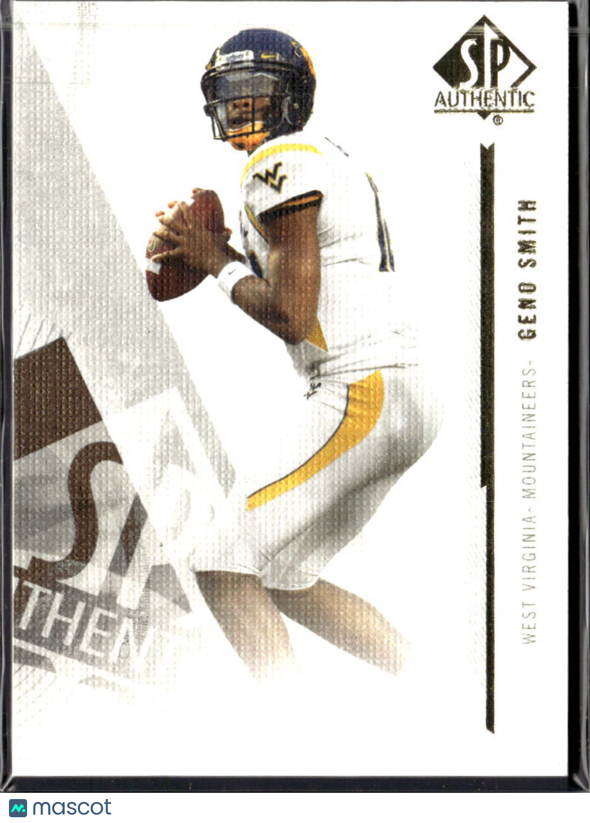 Geno Smith 2013 SP Authentic Rookie RC West Virginia Mountaineers