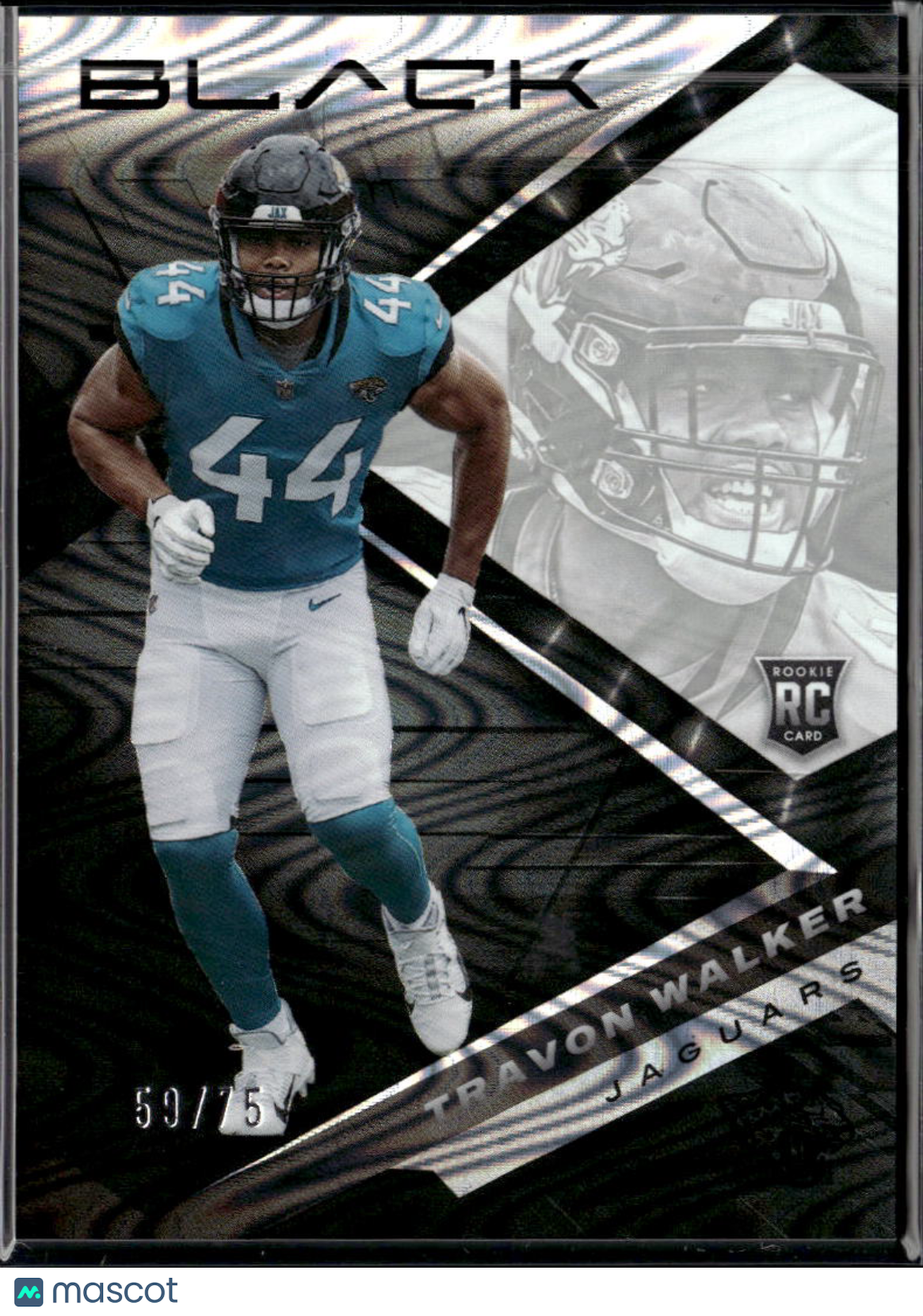 Travon Walker 2022 Panini Black Rookie RC /75 Jacksonville Jaguars