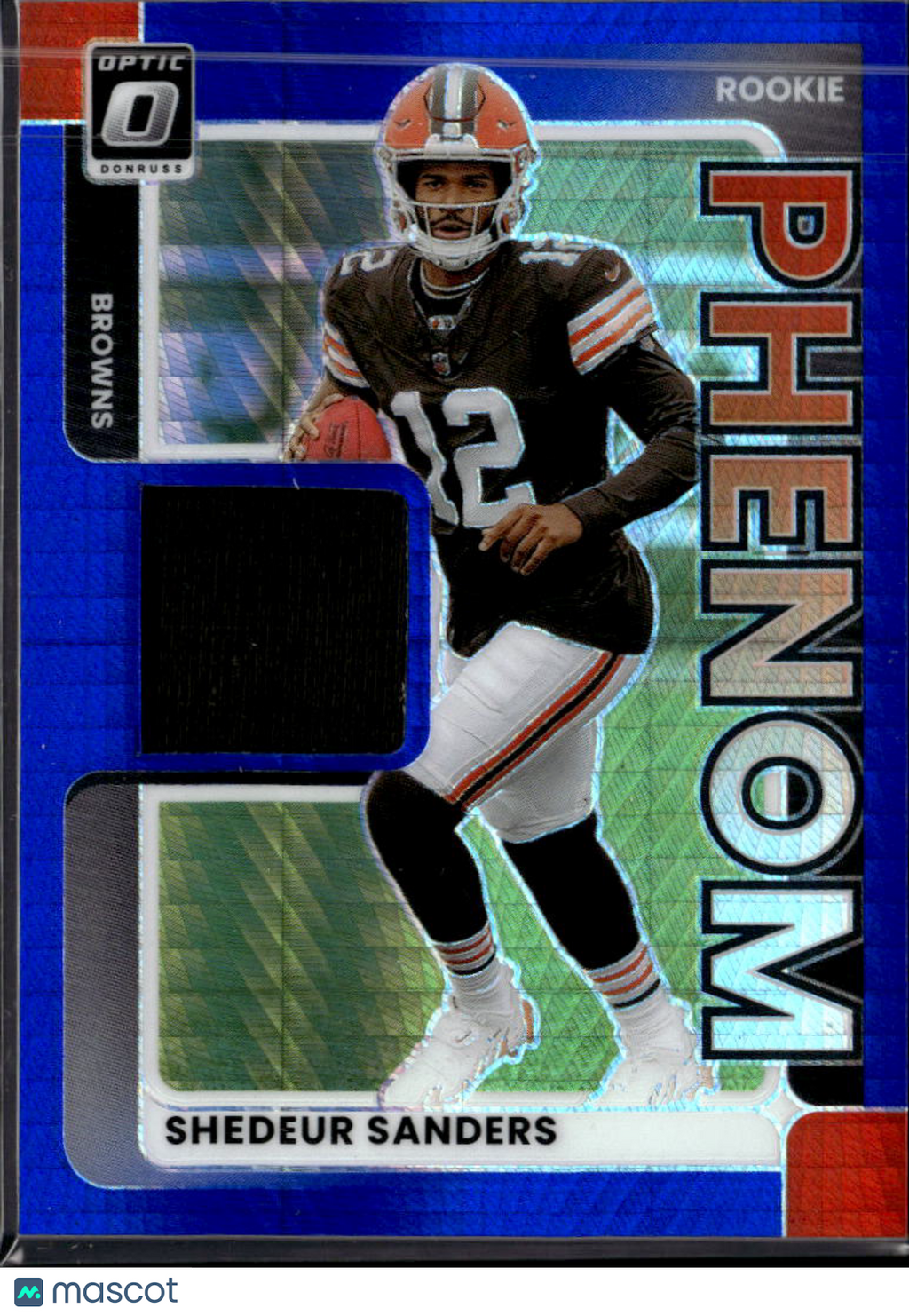 Shedeur Sanders 2025 Optic Jersey Patch Rookie RC Cleveland Browns