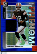 Shedeur Sanders 2025 Optic Jersey Patch Rookie RC Cleveland Browns