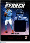 Cam Ward 2025 Rookies & Stars Star Jersey Patch RC Tennessee Titans