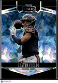Justin Fields 2022 Honors Blue Ice Prizm SSP 4/15 Chicago Bears